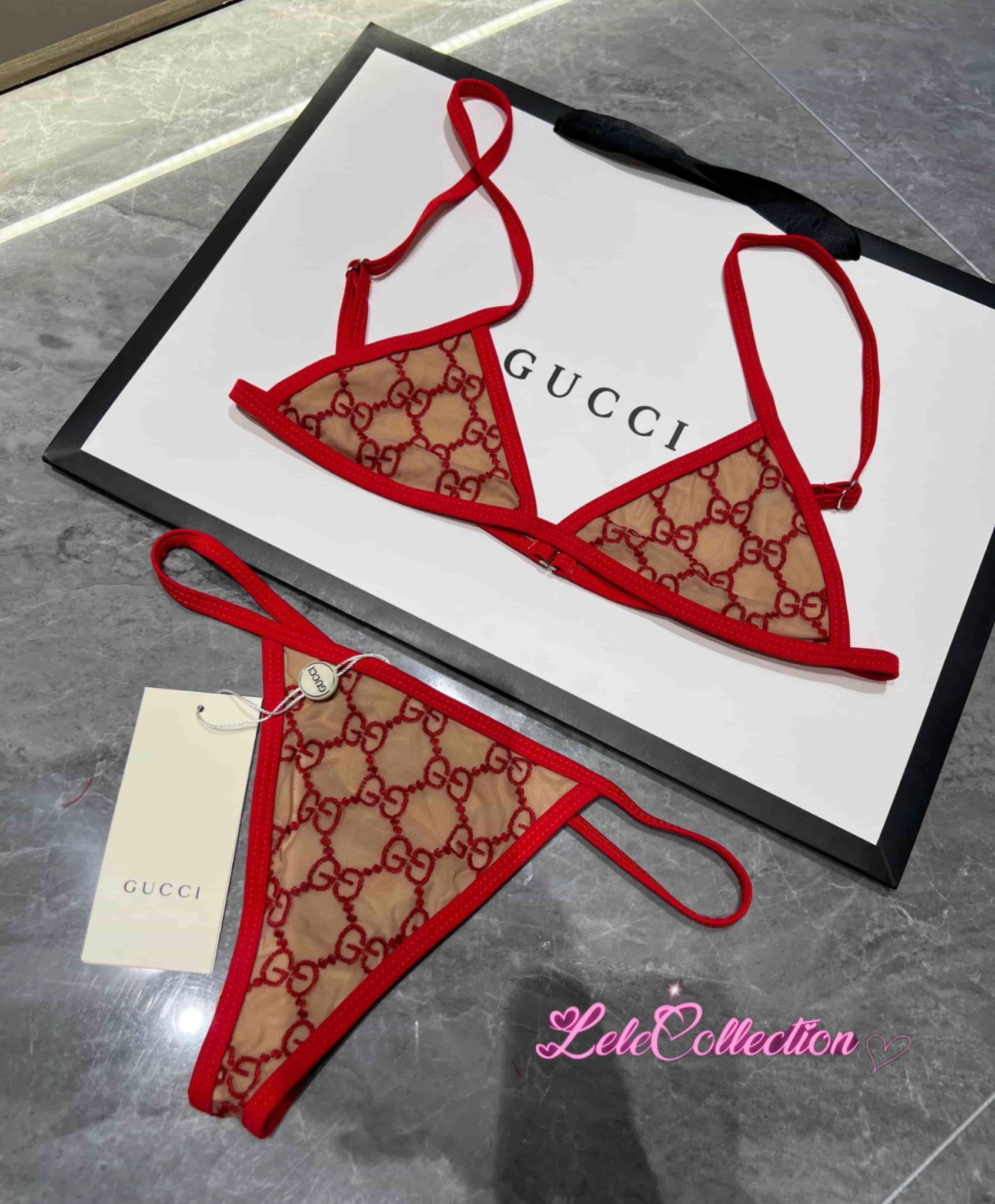 Gucci 2 Piece Swim Wear